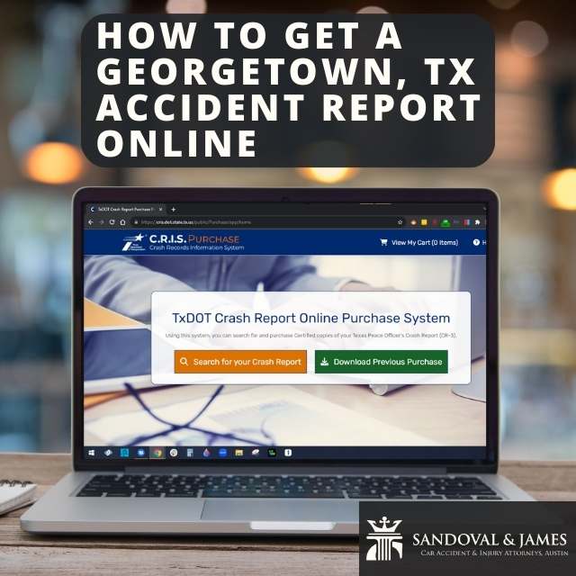 ¿Cómo obtener un informe de accidente de Georgetown, TX?