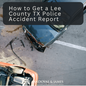 Cómo obtener un informe de accidente de policía del Condado de Lee TX